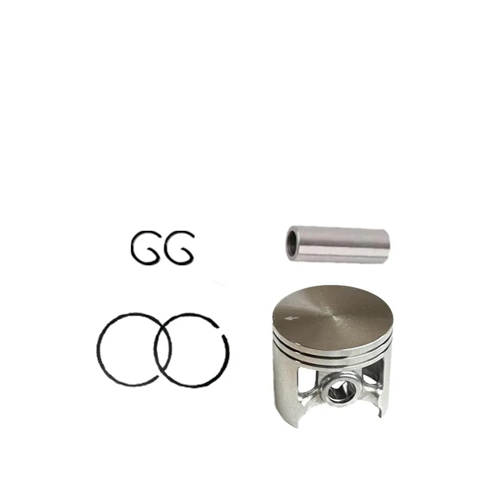 Zestaw naprawczy uszczelki tłoka cylindra 56 mm, górny koniec, pasujący do piły łańcuchowej H-u-s-q-v-a-r-n-a 395 395XP