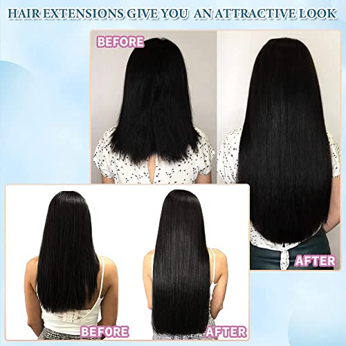 Neitsi 7Pcs Clip In Hair Extensions Real Human Hair,16Inch 80G Remy Real Hair Extensions Clip In Human Hair Clip In Extensions,Seamless Natural Hair Extensions Clip Ins For Women（Light Blonde） #TOP6