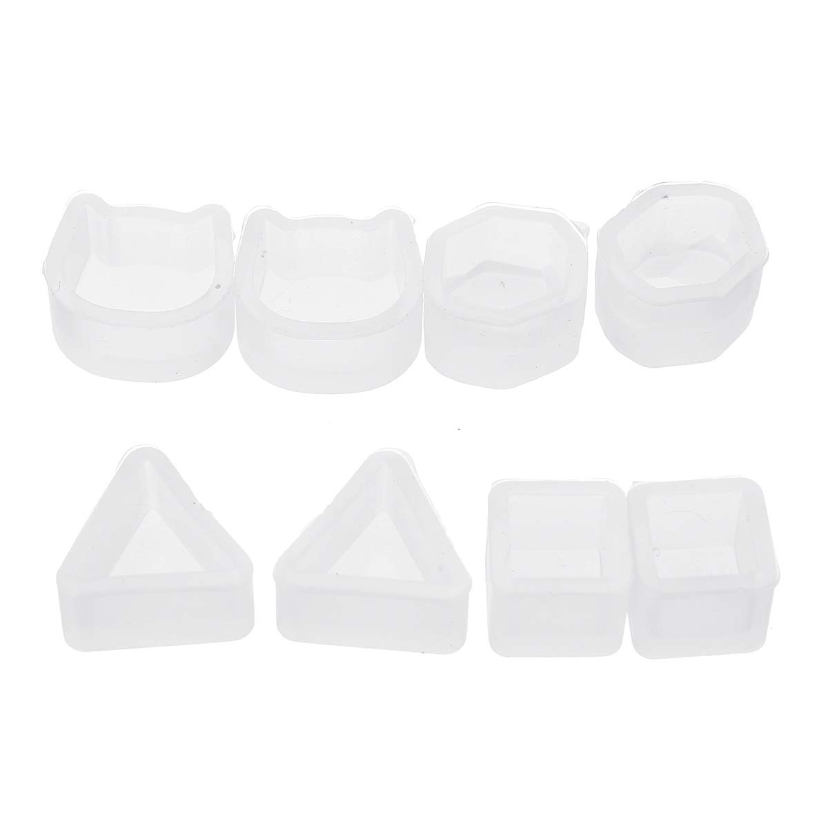 ChaRLes 83 Unids Diy Moldes De Silicona Haciendo Joyería Colgante Resina Casting Molde Herramienta W/Bolsa
