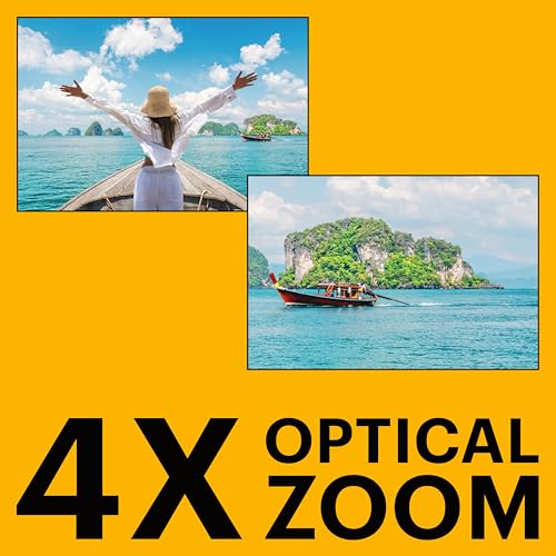 KODAK PIXPRO WPZ2 Rugged Waterproof Shockproof Dustproof WiFi Digital Camera 16MP 4X Optical Zoom 1080P Full HD Video Vlogging Camera 2.7" LCD (Blue)