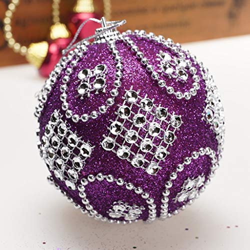 Kugeln Baumschmuck Dekoration Weihnachten Xmas 8CM Glitter Home...