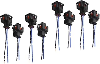 VICASKY 8 Peças Conector Do Injetor Plugue Acessórios Do Veículo Do Carro Conectores De Óleo Plugue De Spray Automático Conector Do Injetor De Combustível Plugue Do Bocal Conector De
