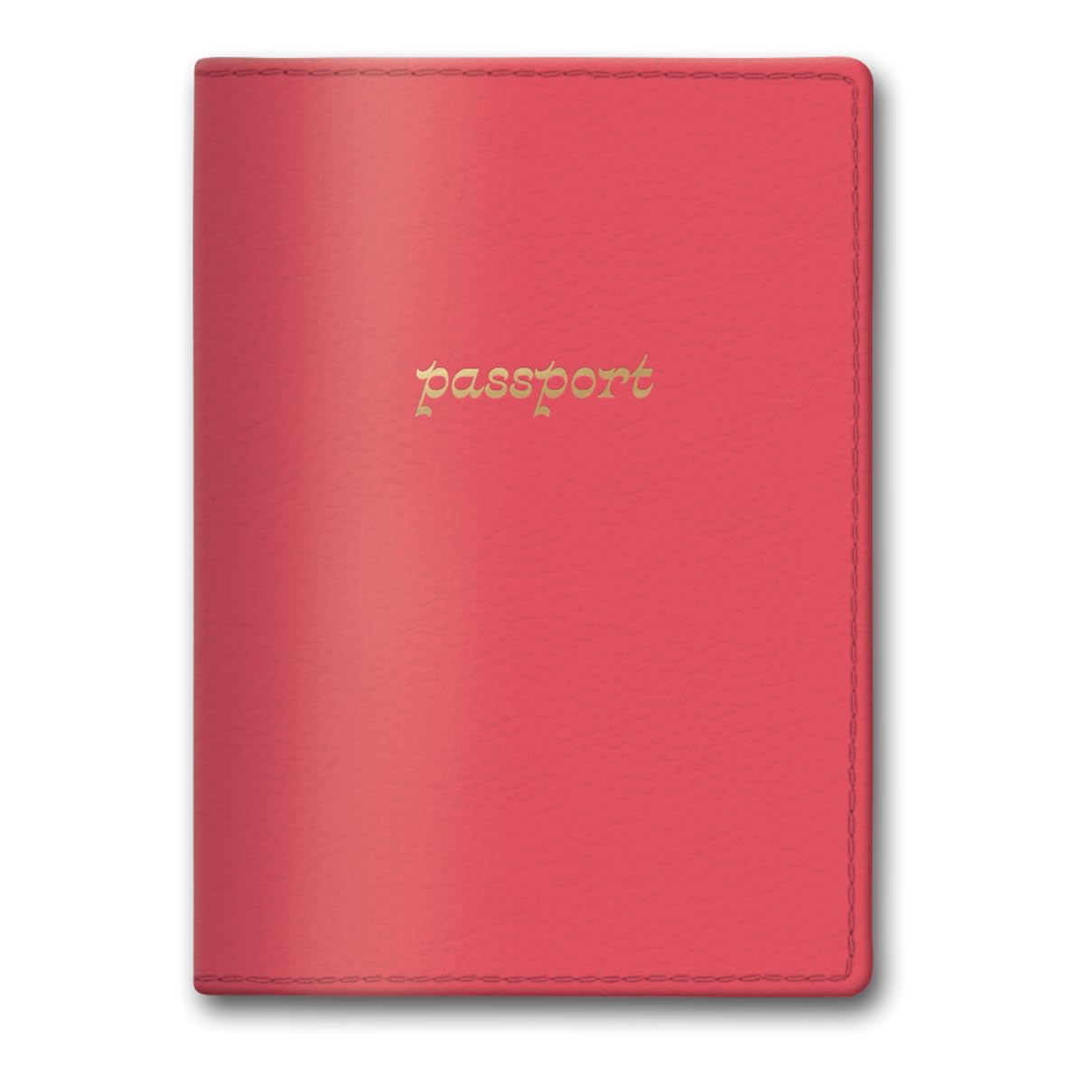 Lady Jayne Hazy Florals Coral Solid Passport Cover (80883)