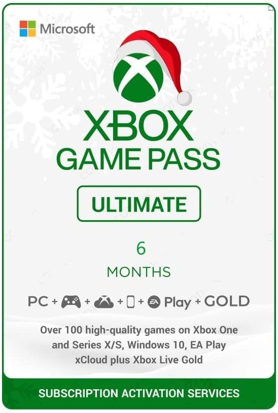 XBOX Game Pass Ultimate 6 Months + EA Play (Delivery within 24 Hours)