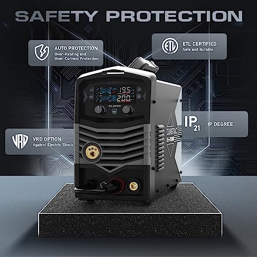 Sunstac SS-200M Mig Welder 5 In 1 200A 110V/220V Dual Voltage Multifunctional Aluminum Welding Machine thumb #5
