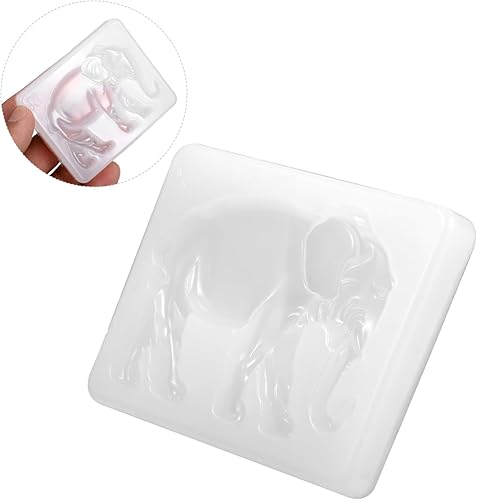 Miniatura 3 de Didiseaon 2 moldes de resina epoxi de elefante para herramientas de chocolate, moldes de elefante para moldes de resina, moldes de silicona para