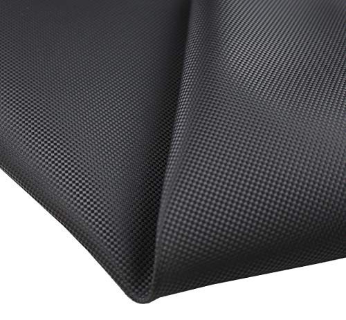 Kunstleder Sitzbank Textil Meterware Polster Carbon Look Automobil - Schwarz UV+