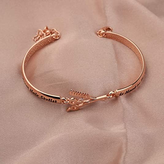 BAUNA Truly Great Hair Stylist Bracelet - Cosmetologist Appreciation Gift - Graduation Gift for Hairdresser (Hair Stylist RGB) - Image 4