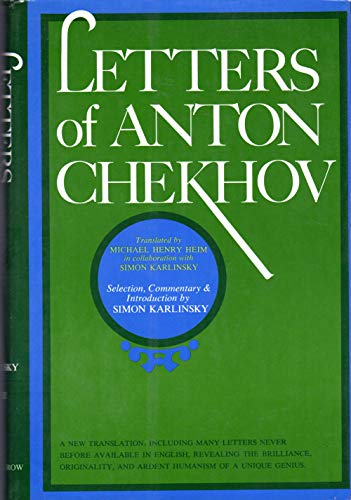 Letters of Anton Chekhov 0060122633 Book Cover