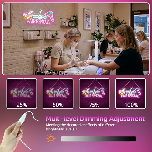 Néon rétro LED rose, le cadeau déco idéal pour une ado branchée - 4