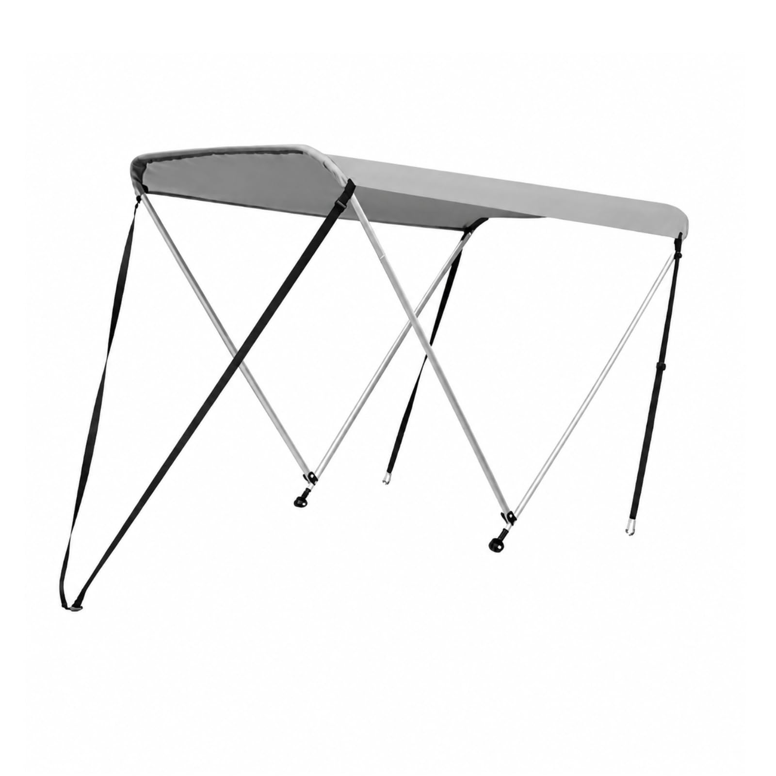Toldo Plegable con Estructura y Correas Fijación No Destiñe Toldo Bimini Antideslizan Náutico para Paddlers