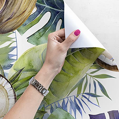 Papier peint latex feuilles tropicales avec impression haute définition durable - 4