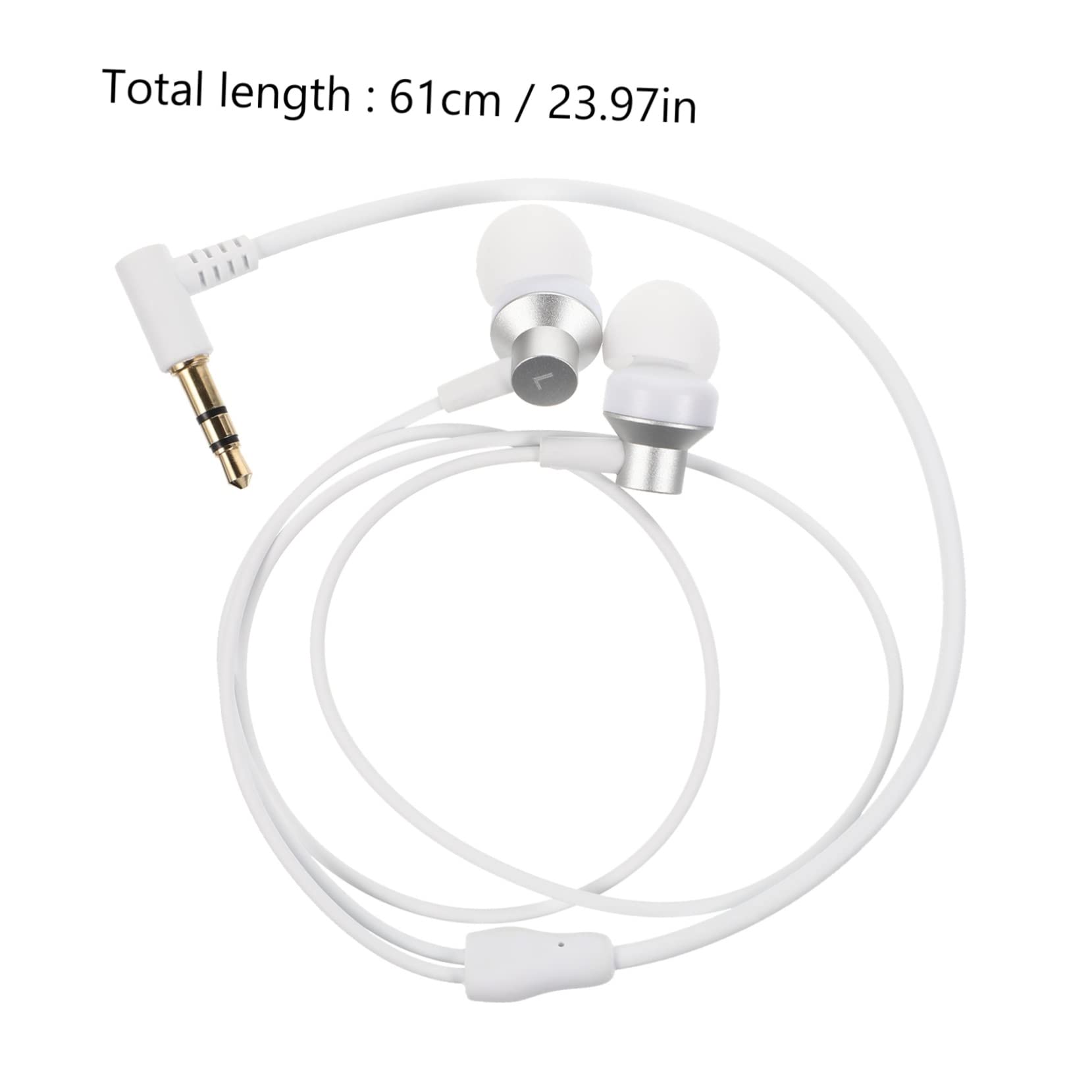 OSALADI 3piezas Auriculares In-Ear para Diseño Ergonómico y Ligero Sonido Estéreo De Graves Potentes Accesorios para Gafas VR Uso Práctico y Cómodo