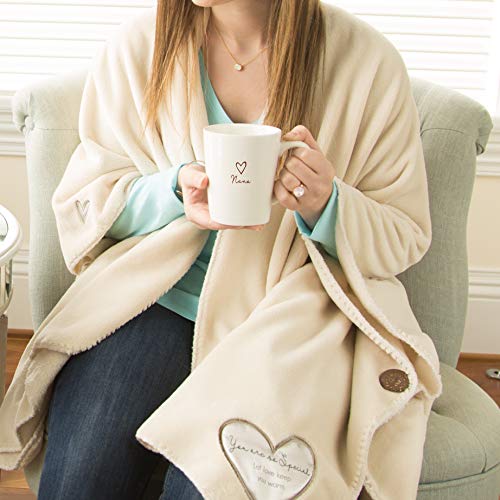 Taza Nana de piedra de 15 oz color crema miniatura 6