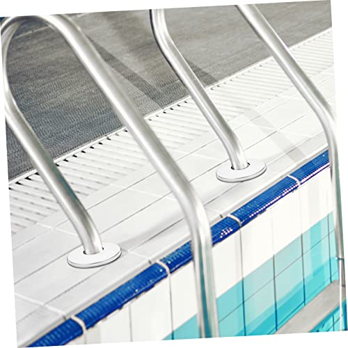 2 tapas para barandas de escalera de piscina de acero inoxidable miniatura 4