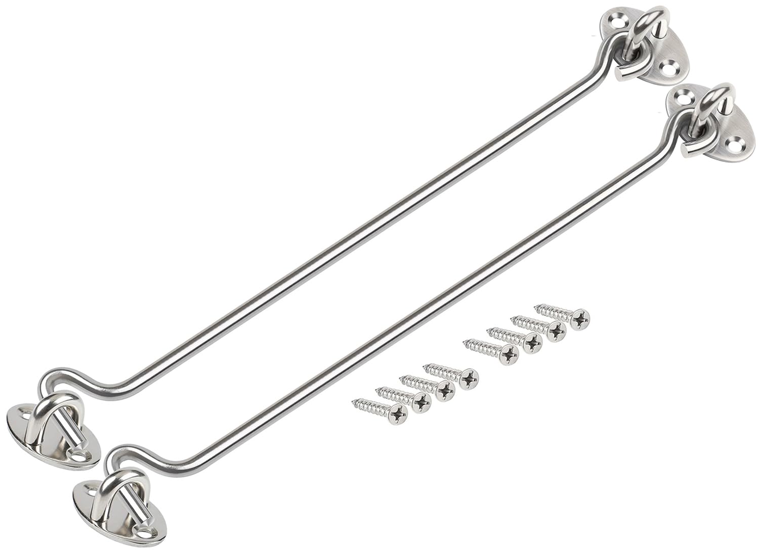 ZiYuya 2PCS Hook and Eye Latch Door Lock
