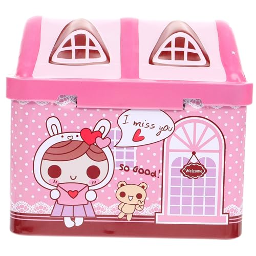 FIXOSHEE Olla de Ahorro Cerradura en Forma de Unicornio para Niños, Banco de Monedas Grande y Decorativo, Caja Fuerte Llave, Adecuado para Ahorro y Obsequio en Ocasiones Obsequios