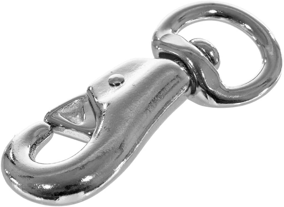 Round Swivel Bull Snap - 7/8 Inch - 2 Pack
