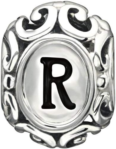 Authentic Chamilia Sterling Silver Charm Initially Speaking R 2020-0743