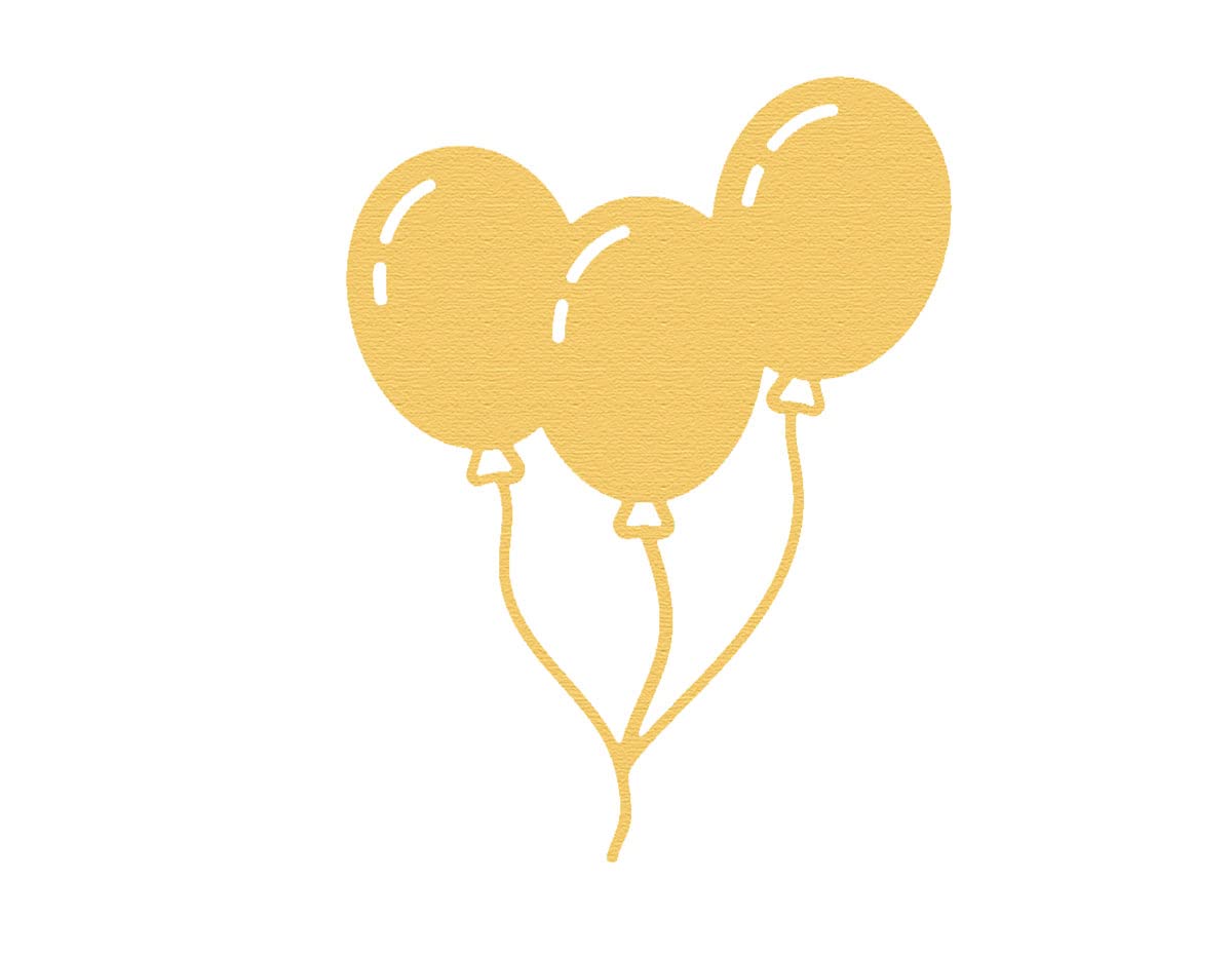 ZAG Fine Die Birthday Balloons Party