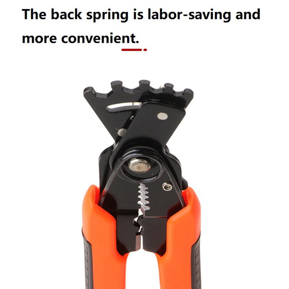 HandyCraft 5-in-1 Wire Stripper, Cutter & Crimper Tool - Automatic For 10-24 AWG Wires - View #4