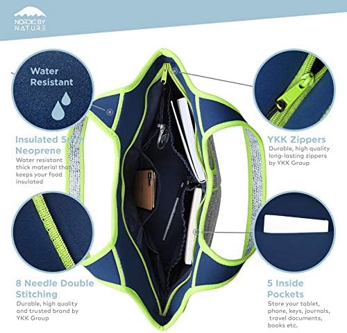 Women's Soft Tote Shoulder Bag Neoprene Handbag Laptop Computer Travel Bag Purse 4 Women's Soft Tote Shoulder Bag Neoprene Handbag Laptop Computer Travel Bag Purse