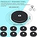 Flutesan 8 Pcs Rubber Coated Magnet Neodymium Base Anti Scratch Magnet Male Thread with Bolts Nuts Lighting Camera Tools Equipments 1.69 Inches