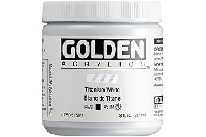 Professional Artist Grade Titanium White Heavy Body Acrylic Paint