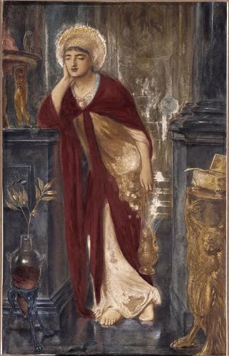 Peinture à l'huile Héliogabale Siméon pour décoration murale de chambre 60x90cm