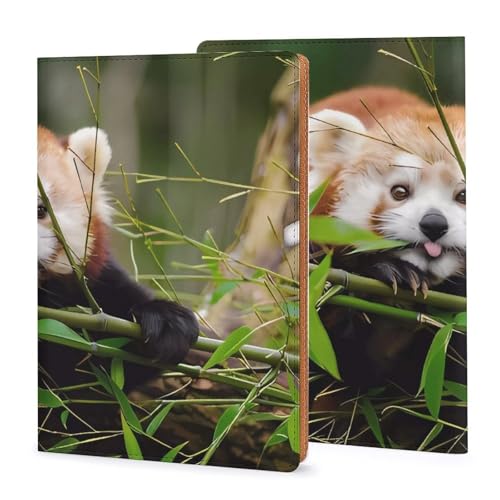 Couverture de carnet A5 rechargeable Little Panda pour protéger vos plans contre l'usure