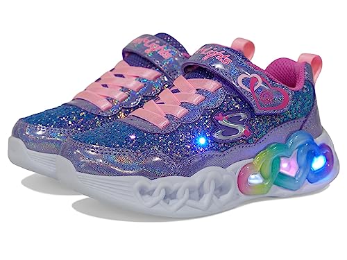 Skechers Kids Girl's Infinite Heart Lights-Fresh Sneaker