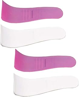 30Pcs Hair Wax Cleansing Spatulas Mask Scraper Plastic Makeup Sticks Depilatory Creams Hair Waxing Removal Beauty Tools (White and Pink)