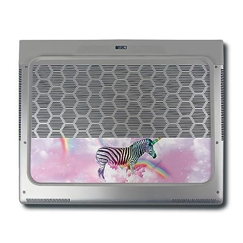 Image of MightySkins Skin Compatible With Alienware X16 R1 (2023) Full Wrap Kit - Rainbow Zebra Heaven | Protective, Durable, and Unique Vinyl Decal wrap cover | Easy To Apply & Change Styles | Made in the USA