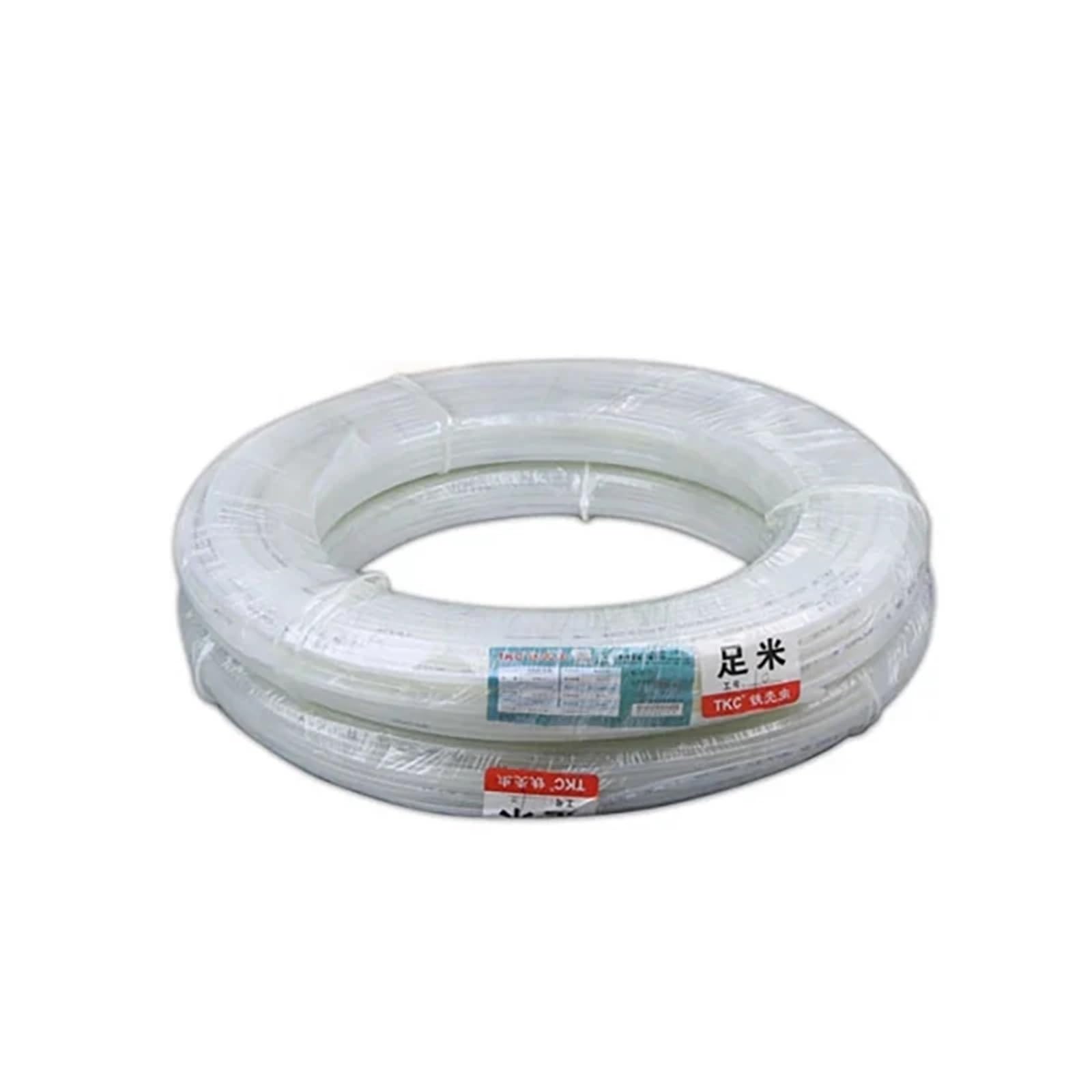 Tubo de Nailon de Alta presión, diámetro 4, 6, 8, 9, 10 y 12 mm, for compresor de Aire neumático, Manguera de compresor de Aceite de Poliamida rígida y Lisa.(PA10X7.5 10M)
