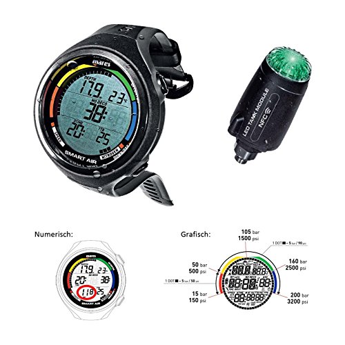 Mares Smart Air reloj de buceo premium con emisor LED para una gestión avanzada 2