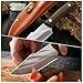 Imagen de Angoily Cuchillo Multiusos para Carne de Acero Inoxidable con Funda Portátil Hoja Resistente y Mango Ergonómico Adecuado para Barbacoa Camping y Uso Exterior