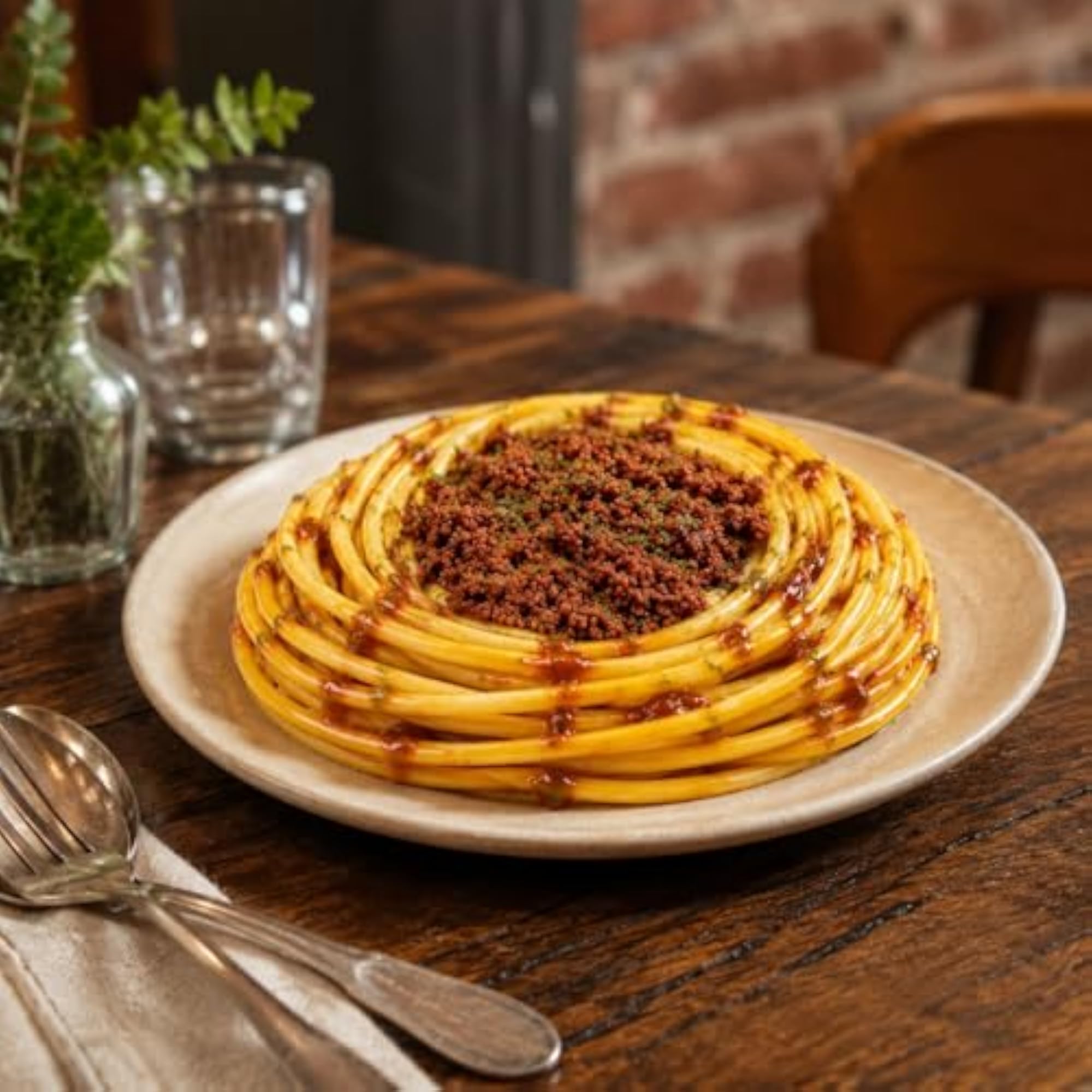 Artificial Spaghetti with Meat Sauce Decorative Food Model