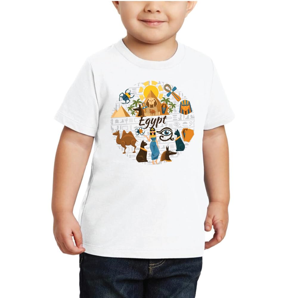 Egypt National Day T-Shirt for Boys– Cute and Comfortable Tee – Celebrate Egypt National Day | Gift for Boys Trendy Kids T-Shirt Soft and Durable