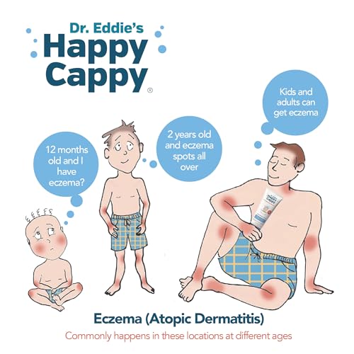 Happy Cappy Dr. Eddie's Daily Shampoo & Body Wash for Children, Soothes Dry, Itchy, Sensitive, Eczema Prone Skin, Dermatologist Tested, No Fragrance, No Dye, 8 oz - Image 6