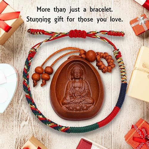 Pulseras tibetanas ajustables LUCKY BUDDHIST 51CtDYaVopL. AC SR38. SL1000