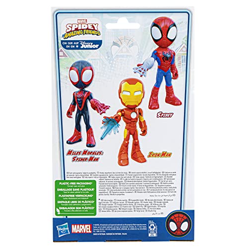 Marvel Spidey And His Amazing Friends Supersized Iron Man Action Figure, 9-Inch Avengers Action Figures, Preschool Toys, Super Hero Toys For 3 Year Old Boys And Girls And Up #TOP7