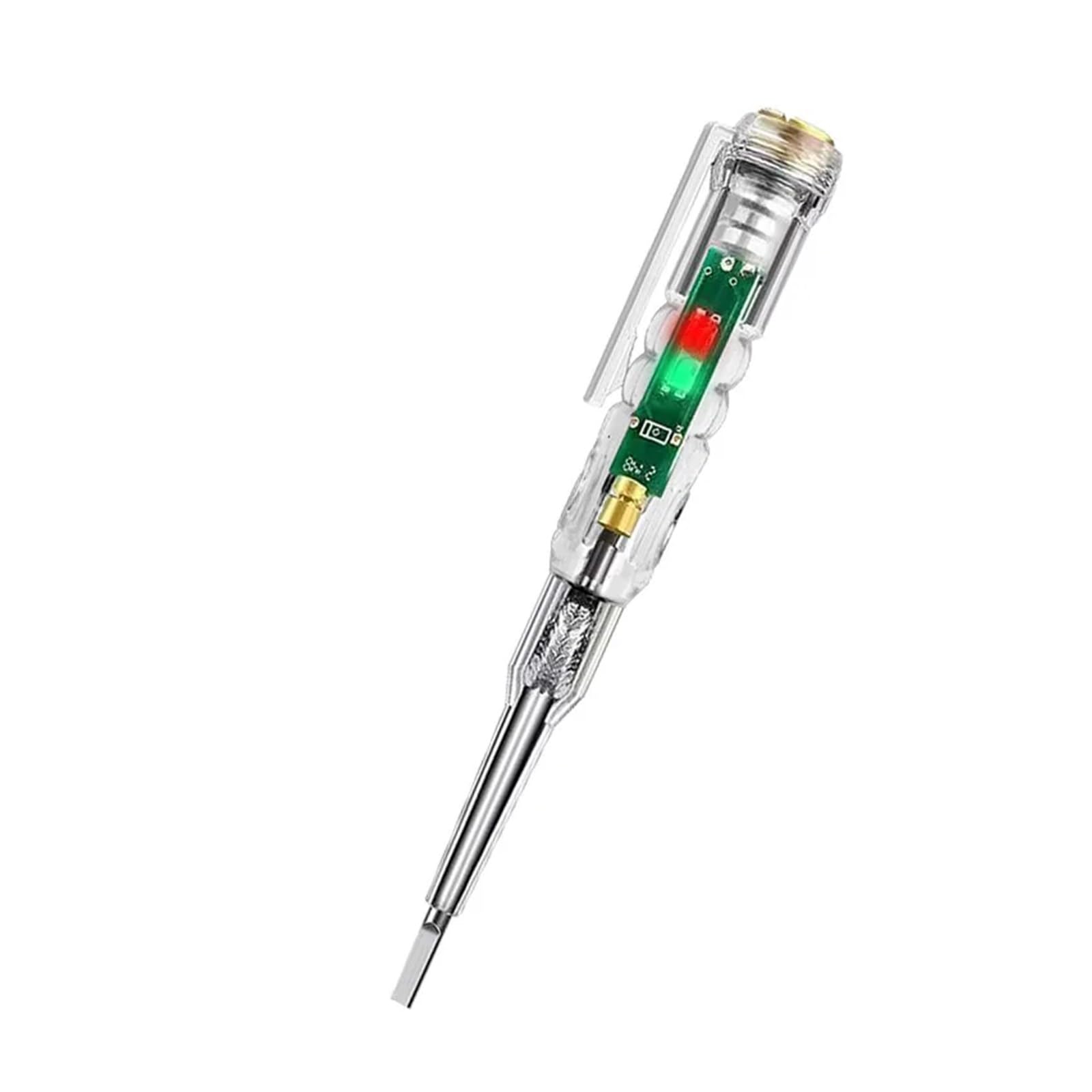Tieoaxft 1Pc New Intelligent Induction Power Voltage Detector Pen Voltmeter 6-250V Circuit Tester Electrical Screwdriver Indicator Tool
