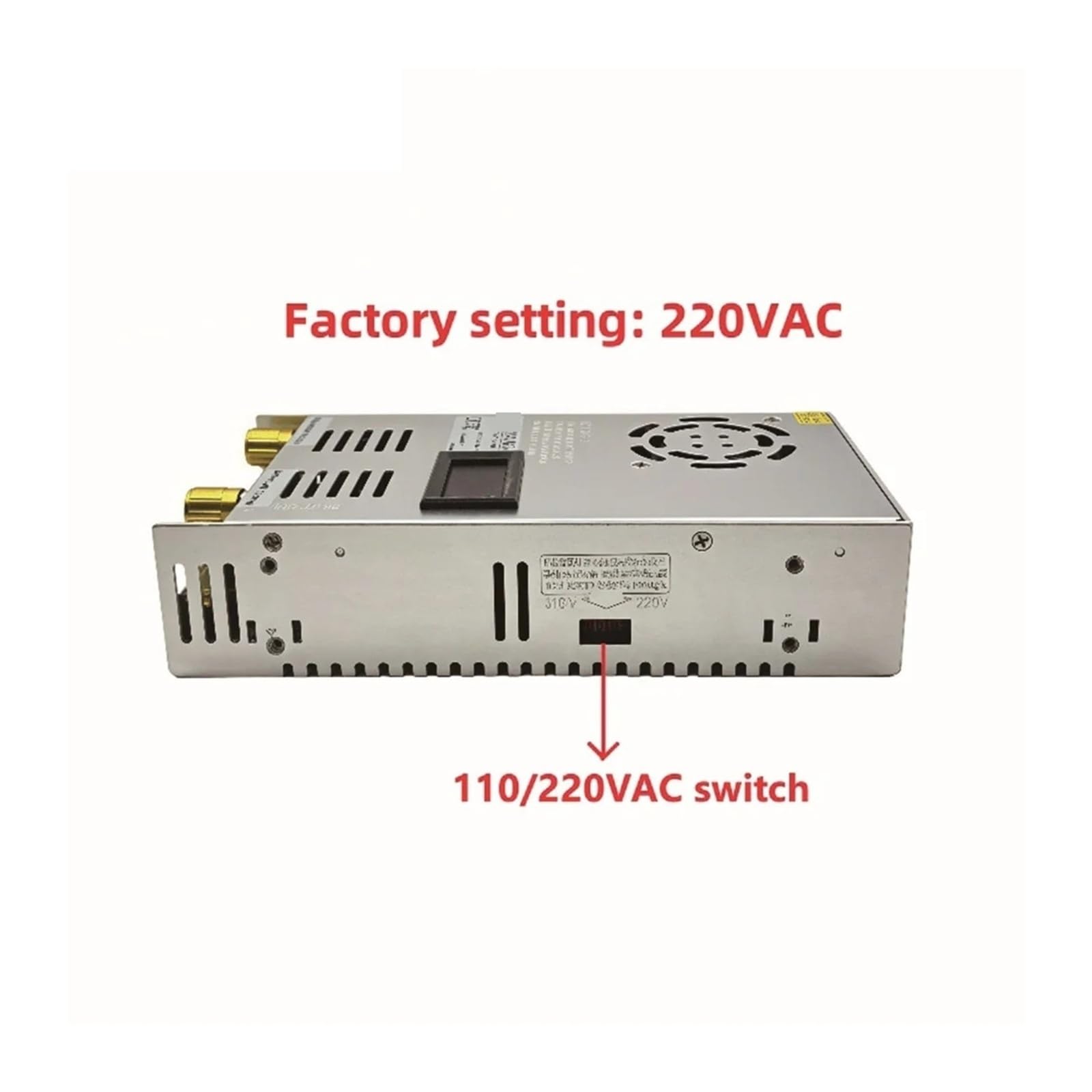 DC 0-12V a 0-100V Fuente de alimentación conmutada de CC ajustable 480W