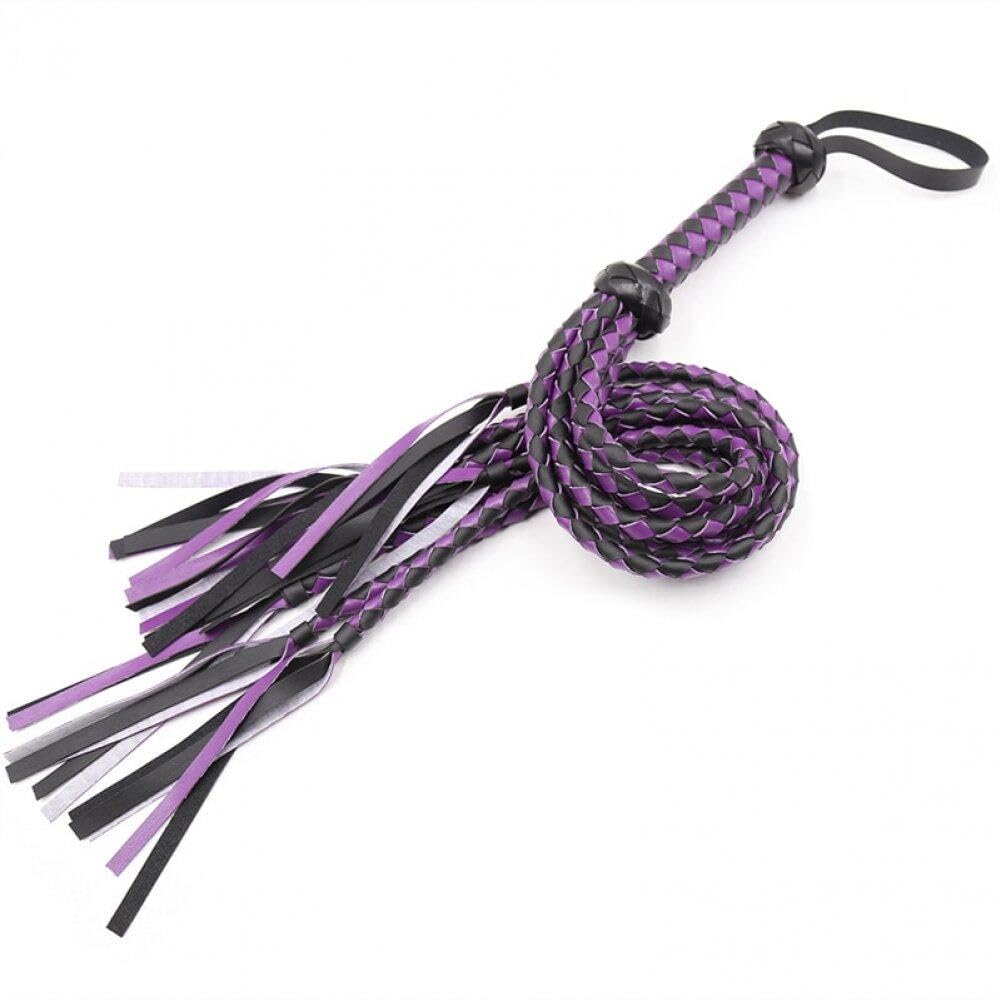 Funta in Pelle Finta per Cavalcare Il Raccolto Morbido per Allenamento Equestre Whep Welped in Pelle per Costume Cosplay