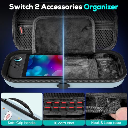 Image of Auarte [Charge Inside Carrying Case for Switch 2 Console (2025) /OLED