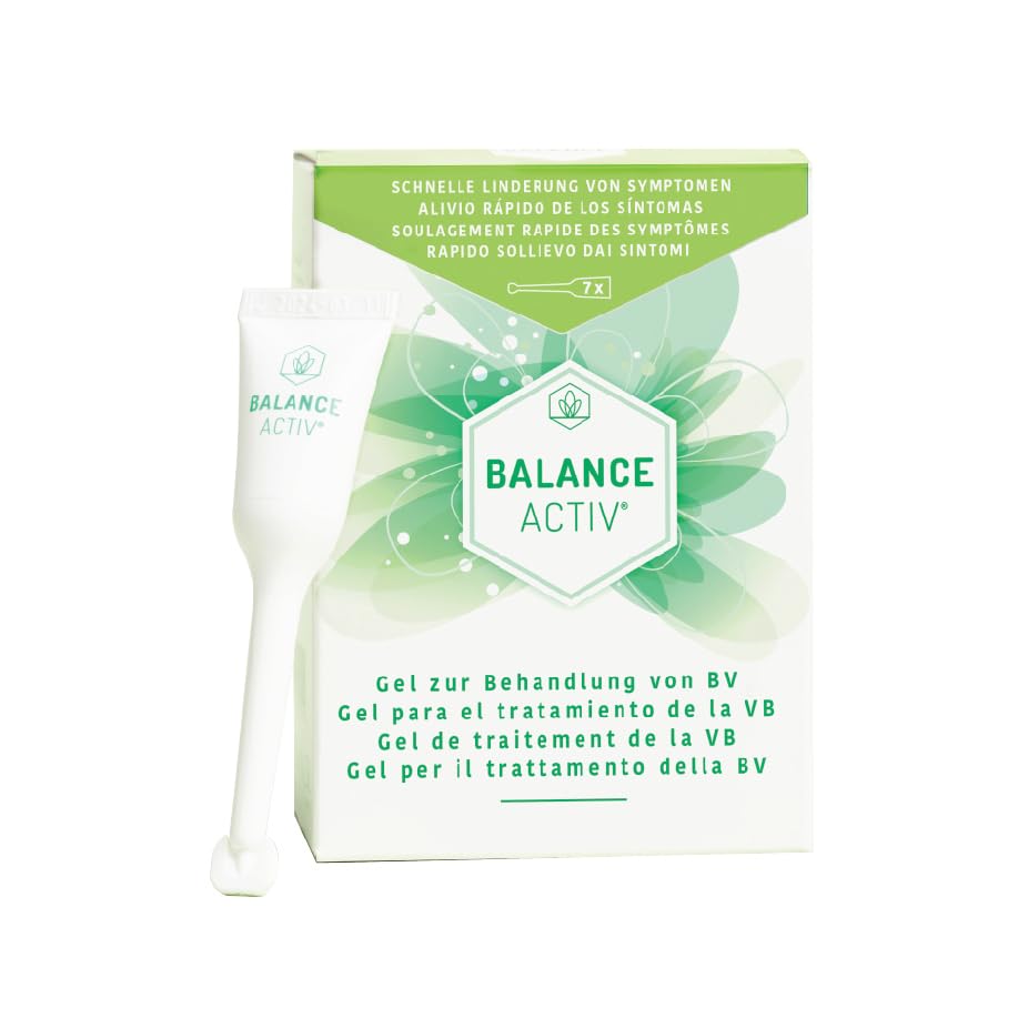 Balance Activ Gel, hilft dabei, BV (bakterielle Vaginose) zu bekämpfen, balanciert Ihren pH-Wert und stellt die Natürliche Balance Ihres Körpers wieder her, 1 Packung