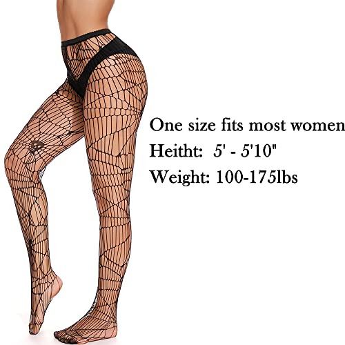 Fishnet Stockings For Women High Waisted Fishnet Tights Sexy Wide Mesh Fishnet Stockings2