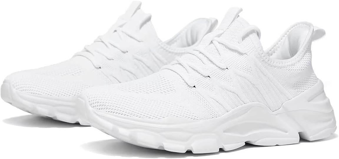 Mens Running Shoes Slip-on Walking Tennis Sneakers Lightweight Breathable Casual Soft Sole Mesh Workout Sports Shoes - Image 4