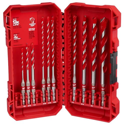 Milwaukee Electric - 10PC. Shockwave Impact Duty Carbide Hammer Drill B