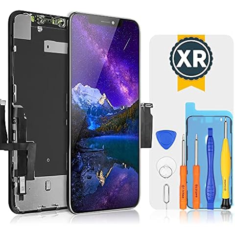 bokman for iPhone XR LCD Screen Replacement Parts Black Display Assembly Front Panel Cover
